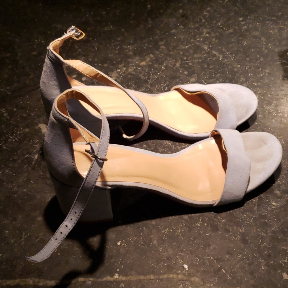 Light Blue Heeled Sandals